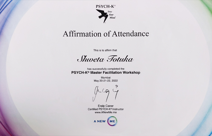 Affirmation of Attendance