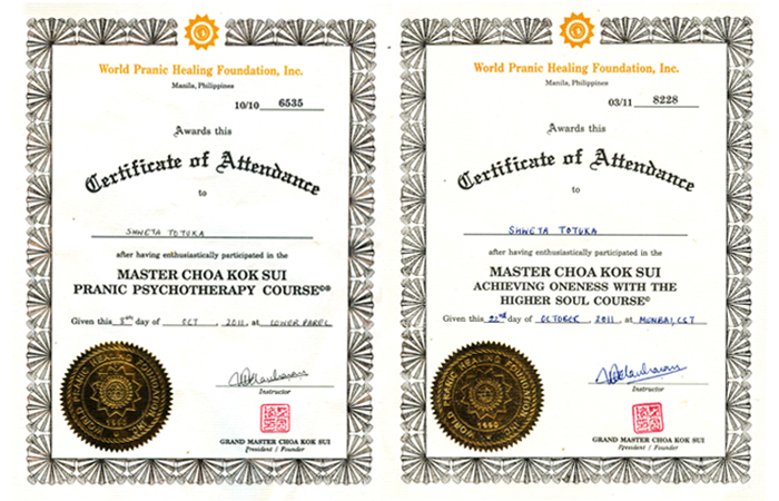 Totuka Certificate 01